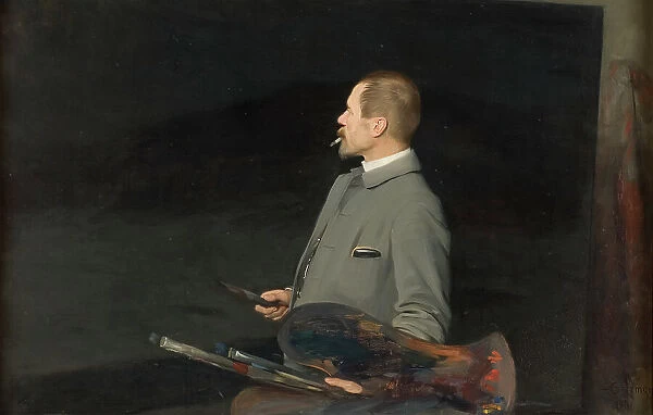 Edvard Rosenberg, the Artist, 1901. Creator: Emil Österman