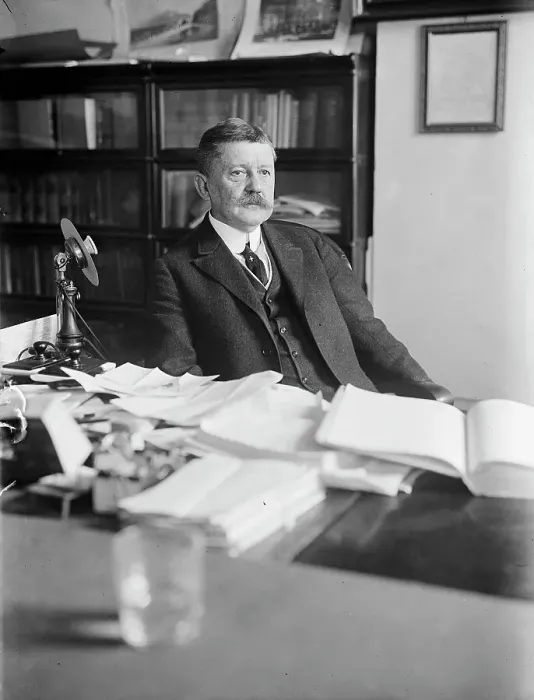 Framed Print : Edward B. Moore, Commissioner of Patents - At Desk, 1912. Creator: Harris & Ewing. Edward B. Moore, Commissioner of Patents - At Desk, 1912. Creator: Harris & Ewing Framed Print : Edward B. Moore, Commissioner of Patents - At Desk, 1912. Creator: Harris & Ewing. Edward B. Moore, Commissioner of Patents - At Desk, 1912. Creator: Harris & Ewing