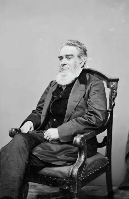 Framed Print : Edward Bates, between 1855 and 1865. Creator: Unknown Framed Print : Edward Bates, between 1855 and 1865. Creator: Unknown