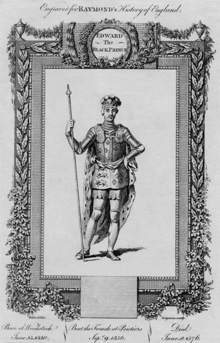 Framed Print : Edward The Black Prince, c1787 Framed Print : Edward The Black Prince, c1787