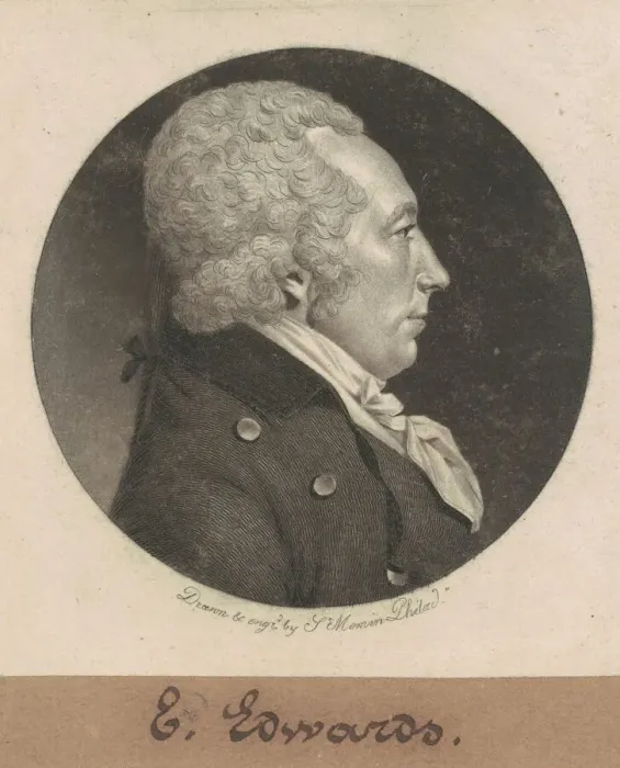 Framed Print : Edward Edwards, 1799. Creator: Charles Balthazar Julien Fevret de Saint-Memin Framed Print : Edward Edwards, 1799. Creator: Charles Balthazar Julien Fevret de Saint-Memin