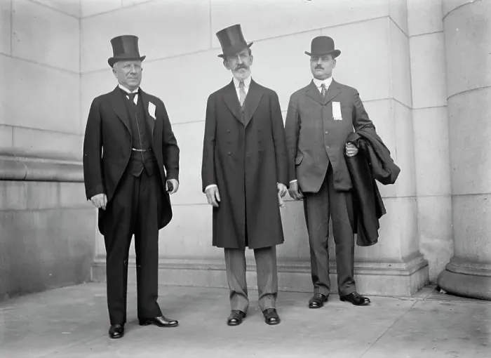Framed Print : Edward Graham, President, National Electric Co.; Henry Brown Floyd MacFarland, 1913. Creator: Harris & Ewing. Edward Graham, President, National Electric Co.; Henry Brown Floyd MacFarland, 1913. Creator: Harris & Ewing Framed Print : Edward Graham, President, National Electric Co.; Henry Brown Floyd MacFarland, 1913. Creator: Harris & Ewing. Edward Graham, President, National Electric Co.; Henry Brown Floyd MacFarland, 1913. Creator: Harris & Ewing