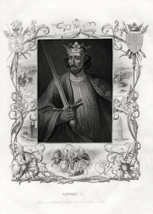 Framed Print : Edward I, 1860 Framed Print : Edward I, 1860
