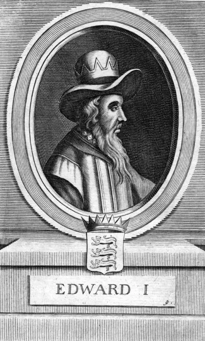 Framed Print : Edward I of England, (1239-1307) Framed Print : Edward I of England, (1239-1307)