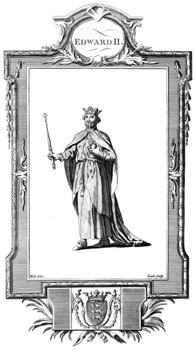 Framed Print : Edward II of England. Artist: Taylor Framed Print : Edward II of England. Artist: Taylor