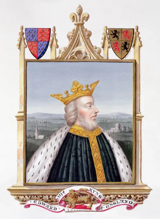 Framed Print : Edward III, 14th century King of England, (1825). Artist: Sarah, Countess of Essex Framed Print : Edward III, 14th century King of England, (1825). Artist: Sarah, Countess of Essex