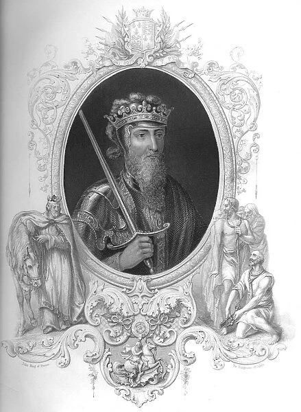 Edward III, 1859. Artist: George Vertue