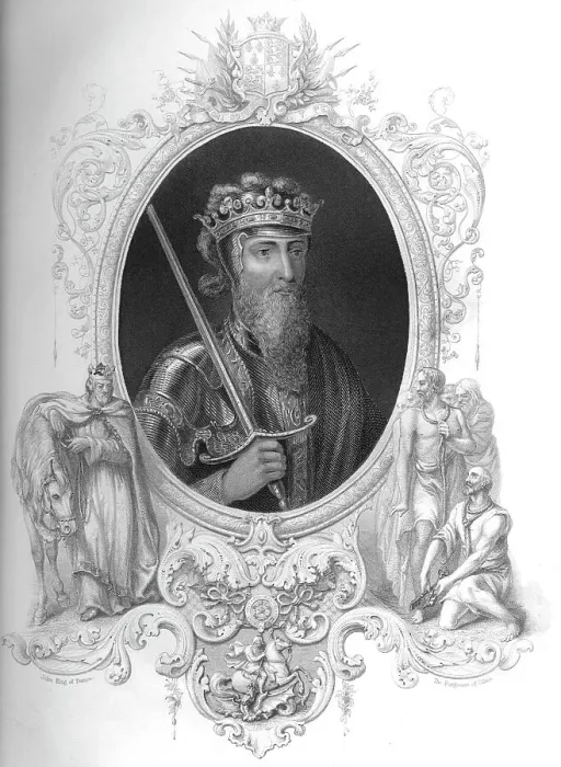Framed Print : Edward III, 1859. Artist: George Vertue Framed Print : Edward III, 1859. Artist: George Vertue