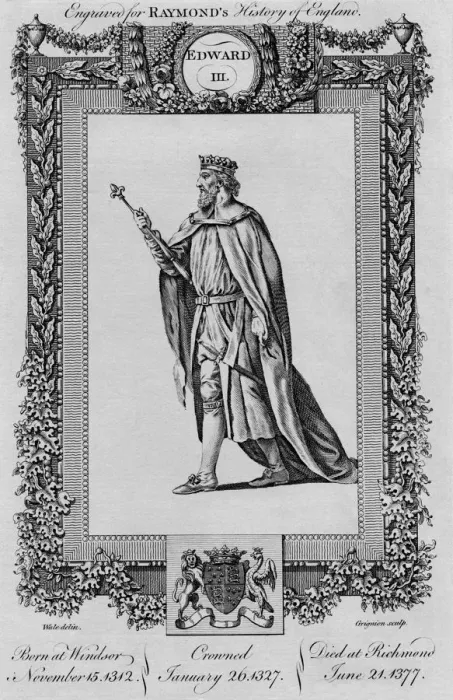 Framed Print : Edward III, c1787 Framed Print : Edward III, c1787