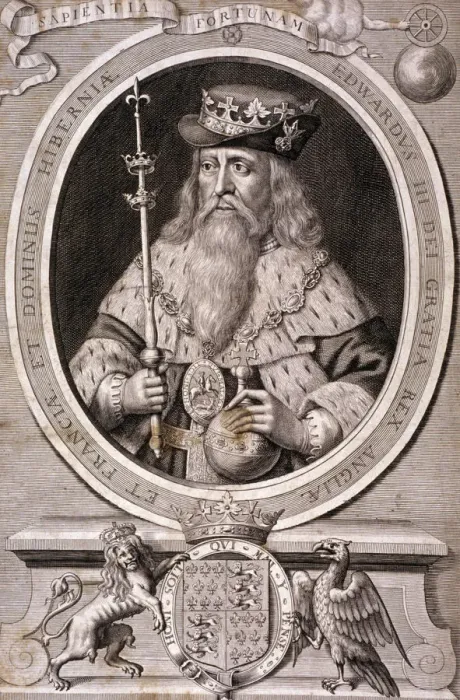Framed Print : Edward III, King of England, c1370, (c1700) Framed Print : Edward III, King of England, c1370, (c1700)