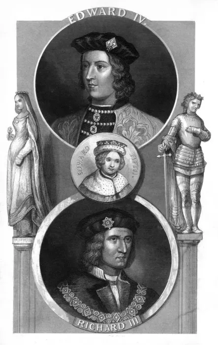 Framed Print : Edward IV, Edward V and Richard III of England, (19th century). Artist: Thomas Abiel Prior Framed Print : Edward IV, Edward V and Richard III of England, (19th century). Artist: Thomas Abiel Prior
