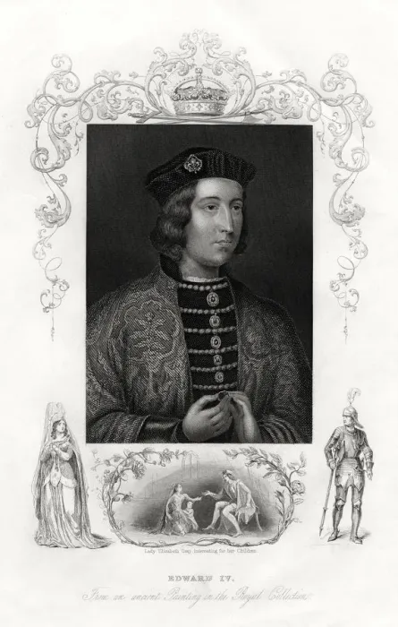 Framed Print : Edward IV, King of England, 1860 Framed Print : Edward IV, King of England, 1860