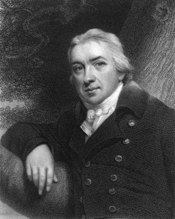 Framed Print : Edward Jenner, English physician, 1837 Framed Print : Edward Jenner, English physician, 1837