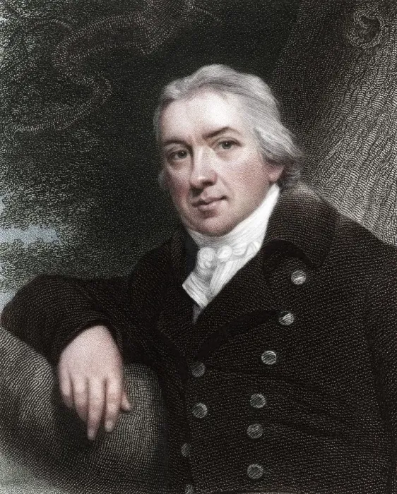 Framed Print : Edward Jenner, English physician, 1837 Framed Print : Edward Jenner, English physician, 1837