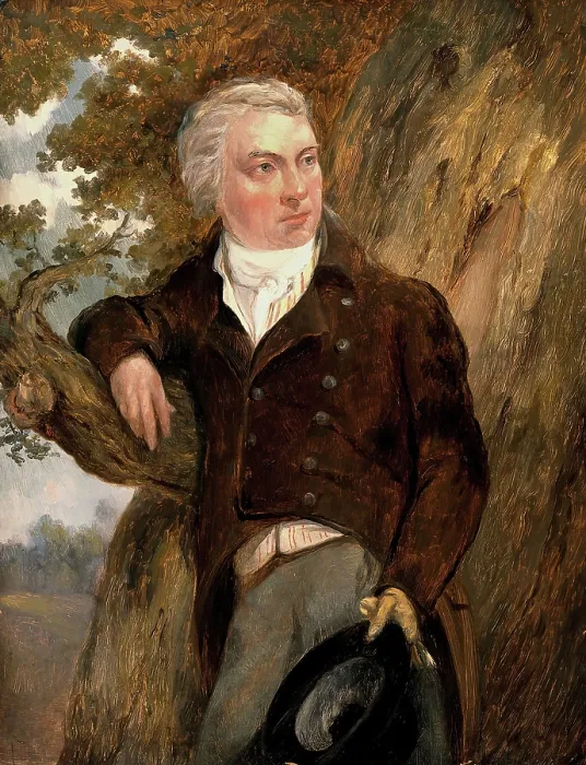 Framed Print : Edward Jenner, with a view of Berkeley, Glos. Creator: John Raphael Smith Framed Print : Edward Jenner, with a view of Berkeley, Glos. Creator: John Raphael Smith