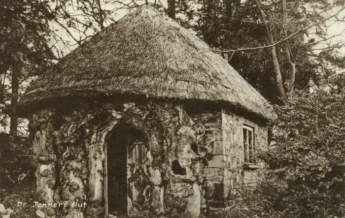Framed Print : Edward Jenners thatched hut, Berkeley, Gloucestershire, 20th century. Artist:s Pead Framed Print : Edward Jenners thatched hut, Berkeley, Gloucestershire, 20th century. Artist:s Pead