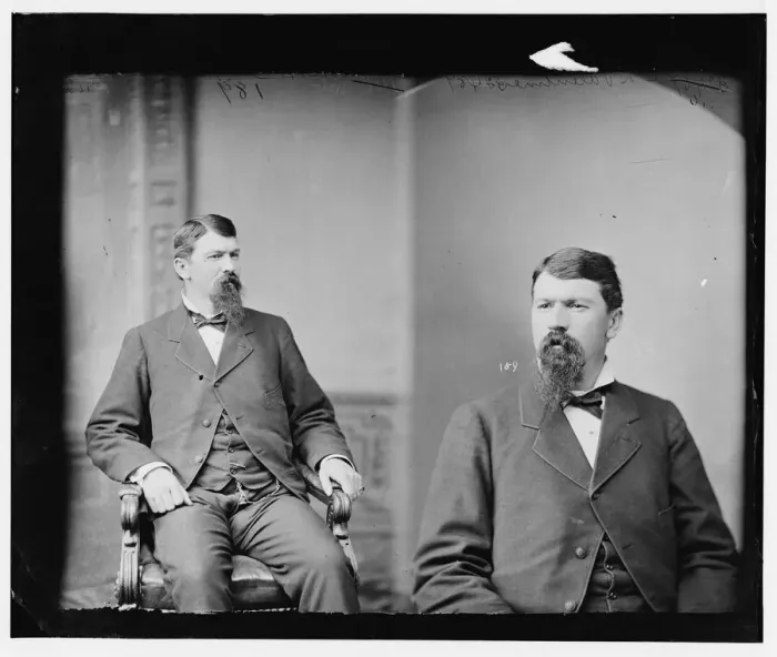 Framed Print : Edward Kimble Valentine of Nebraska, between 1865 and 1880. Creator: Unknown Framed Print : Edward Kimble Valentine of Nebraska, between 1865 and 1880. Creator: Unknown