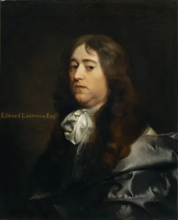 Framed Print : Edward Laurence, Esq. 17th century. Creator: Gerard Van Soest Framed Print : Edward Laurence, Esq. 17th century. Creator: Gerard Van Soest