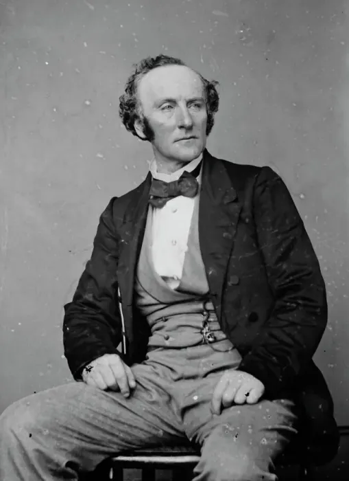 Framed Print : Edward Loomis Davenport, between 1855 and 1865. Creator: Unknown Framed Print : Edward Loomis Davenport, between 1855 and 1865. Creator: Unknown