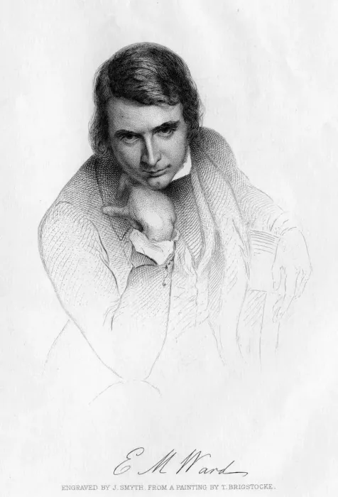 Framed Print : Edward Matthew Ward (1816-1879), English painter, 19th century. Artist: J Smyth Framed Print : Edward Matthew Ward (1816-1879), English painter, 19th century. Artist: J Smyth