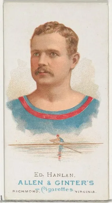 Framed Print : Edward Ned Hanlan, Oarsman, from Worlds Champions Framed Print : Edward Ned Hanlan, Oarsman, from Worlds Champions