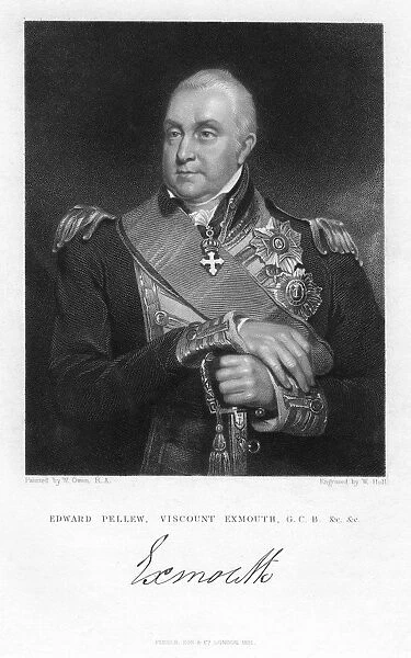Edward Pellew, 1st Viscount Exmouth, British naval officer, 1831. Artist: W Holl