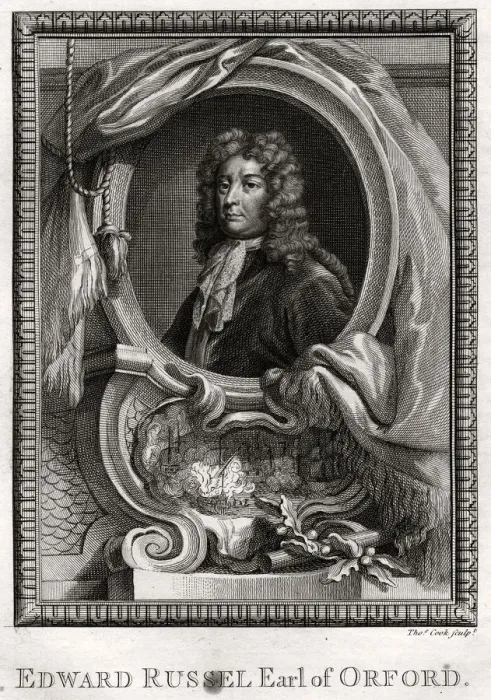 Framed Print : Edward Russel, Earl of Orford, 1775. Artist: Thomas Cook Framed Print : Edward Russel, Earl of Orford, 1775. Artist: Thomas Cook