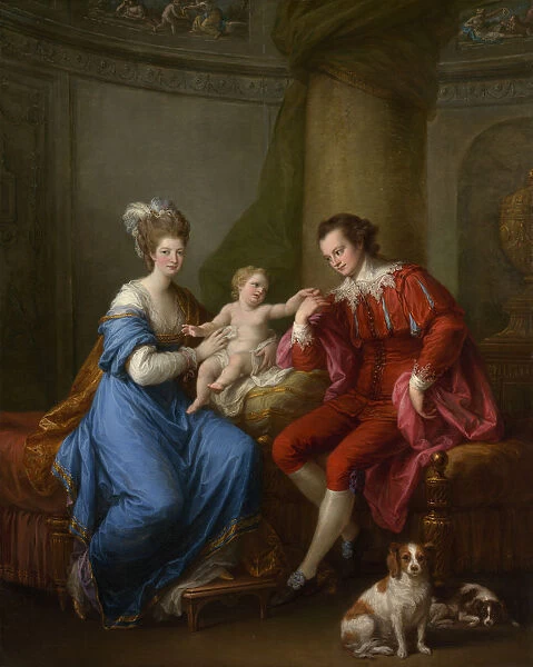 Edward Smith Stanley (1752-1834), Twelfth Earl of Derby, with His First Wife and Their Son, c1776