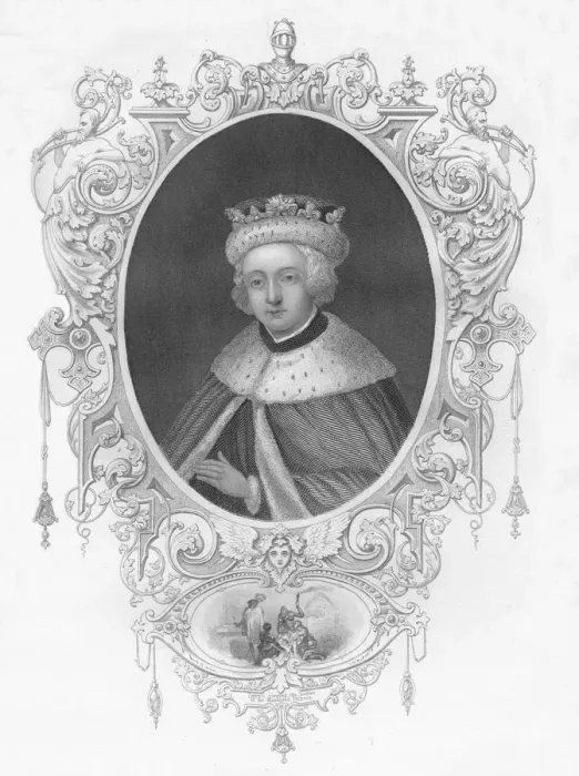 Framed Print : Edward V, 1859. Artist: George Vertue