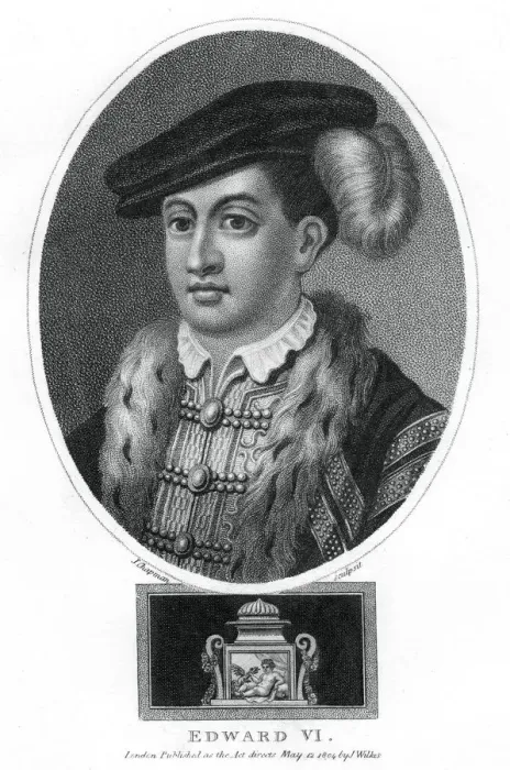 Framed Print : Edward VI, King of England, (1804). Artist: J Chapman Framed Print : Edward VI, King of England, (1804). Artist: J Chapman