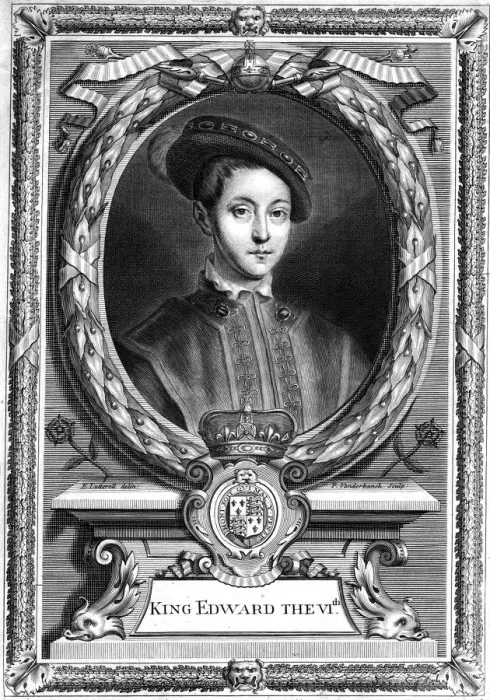 Framed Print : Edward VI, King of England. Artist: Edward Lutterell Framed Print : Edward VI, King of England. Artist: Edward Lutterell