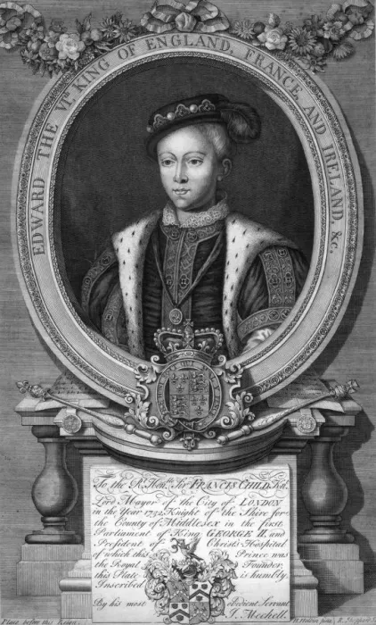 Framed Print : Edward VI, King of England. Artist: R Sheppard Framed Print : Edward VI, King of England. Artist: R Sheppard