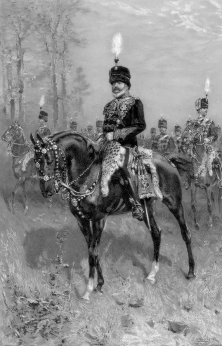 Framed Print : Edward VII as Colonel in Chief of the 10th Hussars, 1902 Framed Print : Edward VII as Colonel in Chief of the 10th Hussars, 1902