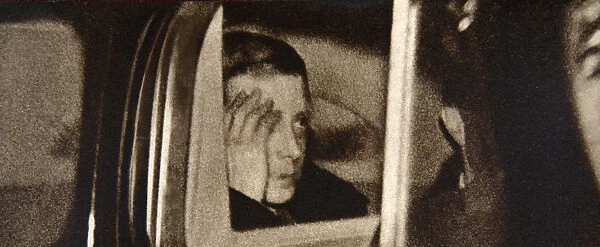Edward VIII leaving Windsor Castle, after his abdication speech, 11 December, 1936