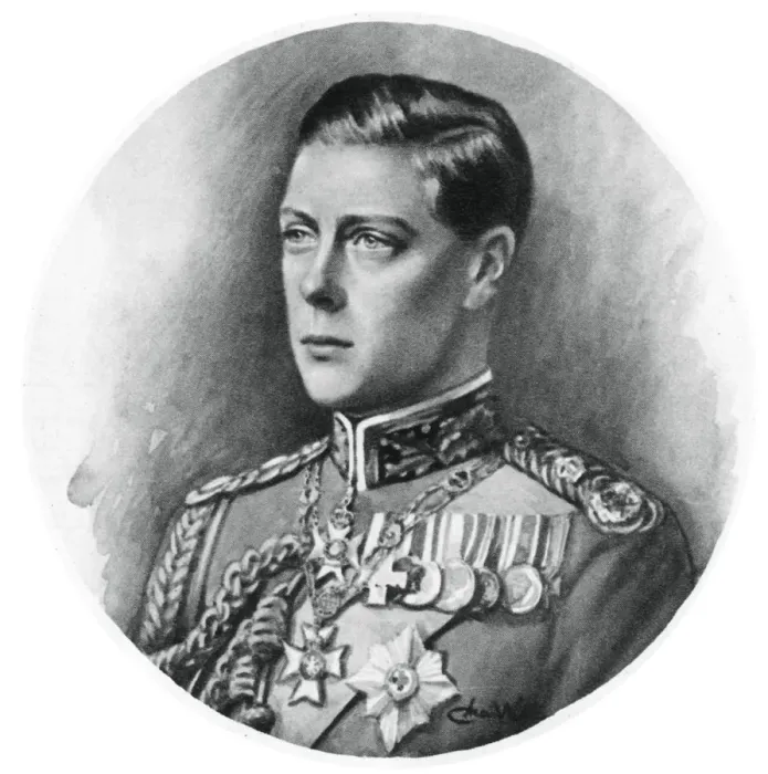 Framed Print : Edward VIII at the time of his abdication, 11 December 1936, (1937)