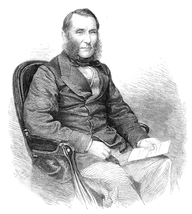 Framed Print : Edward William Watkin, Esq. M.P. For Stockport, 1864. Creator: Unknown Framed Print : Edward William Watkin, Esq. M.P. For Stockport, 1864. Creator: Unknown