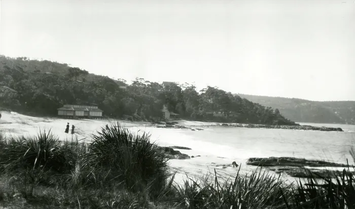 Framed Print : Edwards Beach, Balmoral, c1910. Creator: Unknown