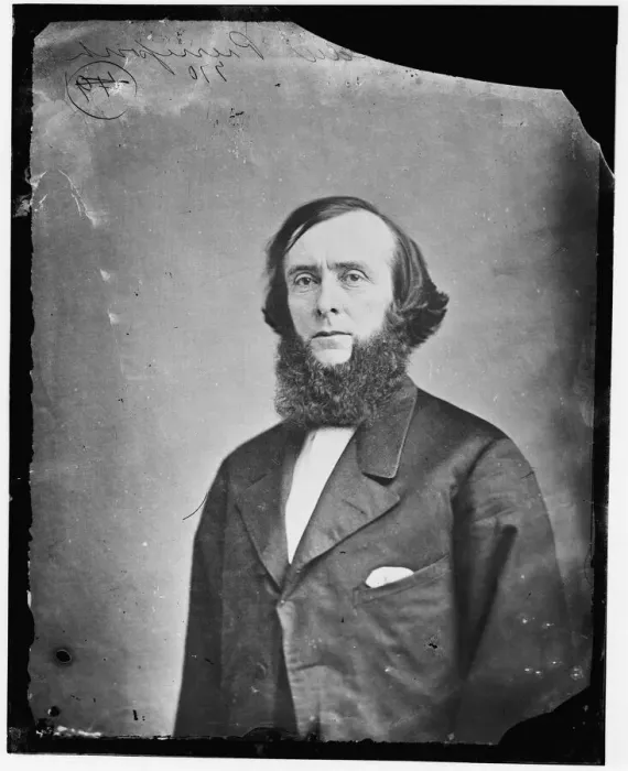 Framed Print : Edwards Pierrepont, between 1865 and 1880. Creator: Unknown Framed Print : Edwards Pierrepont, between 1865 and 1880. Creator: Unknown
