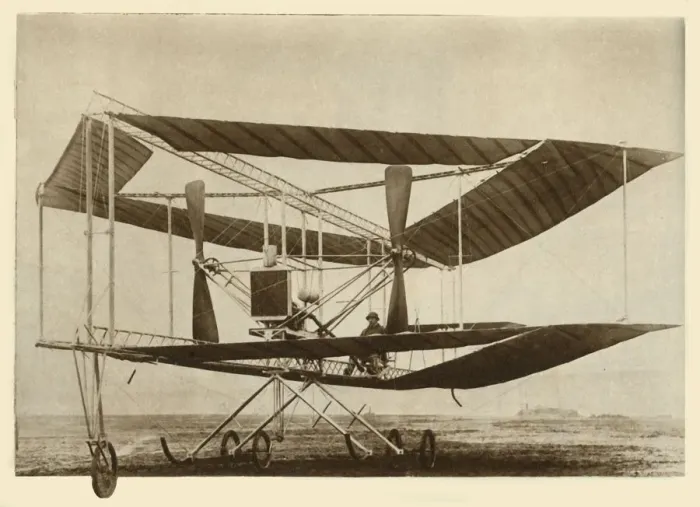 Framed Print : The Edwards Rhomboidal biplane, c1911, (1935). Creator: Unknown Framed Print : The Edwards Rhomboidal biplane, c1911, (1935). Creator: Unknown