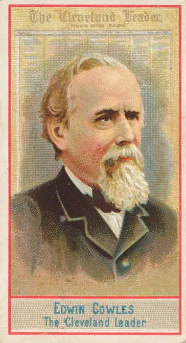 Framed Print : Edwin Cowles, The Cleveland Leader, from the American Editors series (N1) for Allen & Framed Print : Edwin Cowles, The Cleveland Leader, from the American Editors series (N1) for Allen &