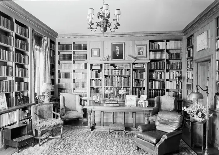 Framed Print : Edwin J. Beinecke, residence in Greenwich, Connecticut, 1942. Creator: Gottscho-Schleisner, Inc Framed Print : Edwin J. Beinecke, residence in Greenwich, Connecticut, 1942. Creator: Gottscho-Schleisner, Inc