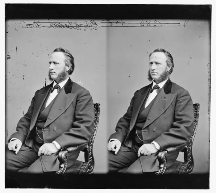 Framed Print : Edwin Obed Stanard of Missouri, between 1865 and 1880. Creator: Unknown Framed Print : Edwin Obed Stanard of Missouri, between 1865 and 1880. Creator: Unknown