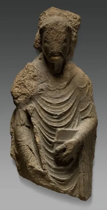 Framed Print : Effigy of an Abbot, c. 1225. Creator: Unknown Framed Print : Effigy of an Abbot, c. 1225. Creator: Unknown
