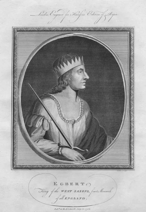 Framed Print : Egbert, King of Wessex, 1786 Framed Print : Egbert, King of Wessex, 1786