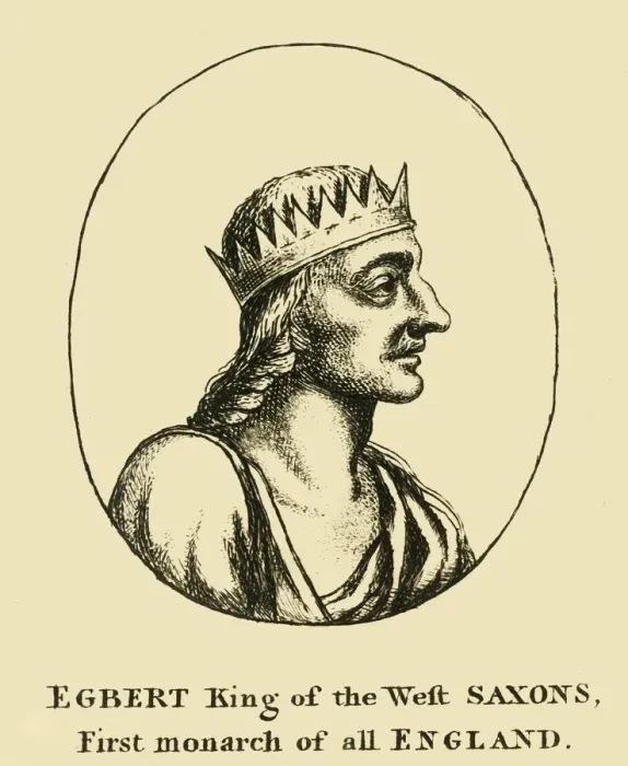 Framed Print : Egbert King of the West Saxons, First monarch of all England, 18th century. Creator: Unknown Framed Print : Egbert King of the West Saxons, First monarch of all England, 18th century. Creator: Unknown