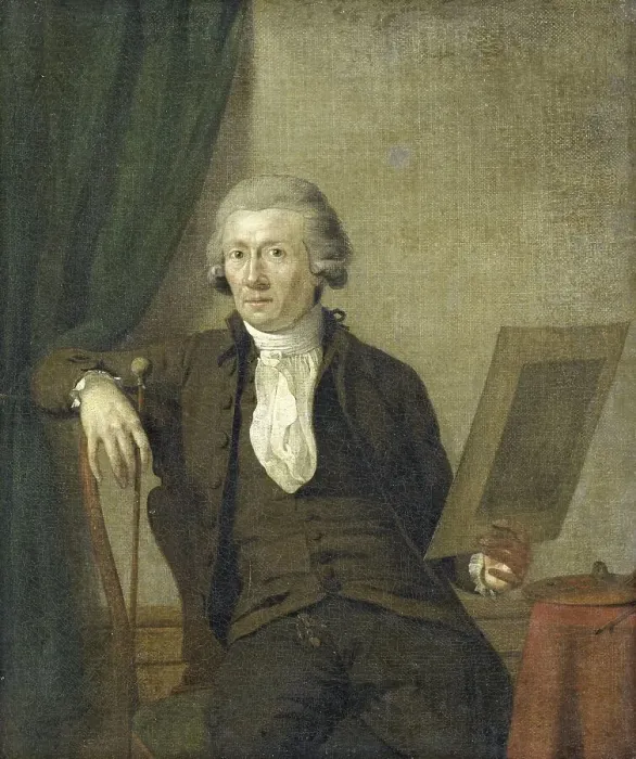 Framed Print : Egbert van Drielst (1745-1818), Painter, 1785-1793. Creator: Jan Ekels the Younger Framed Print : Egbert van Drielst (1745-1818), Painter, 1785-1793. Creator: Jan Ekels the Younger
