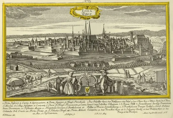 Framed Print : Eger, c1740. Creator: A GlaBer Framed Print : Eger, c1740. Creator: A GlaBer