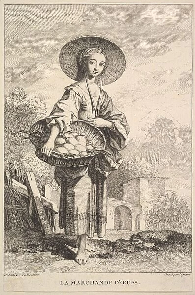 The Egg Merchant, 1741-63. Creator: John Ingram