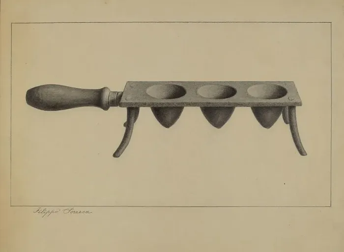Framed Print : Egg Roaster, c. 1937. Creator: Filippo Porreca