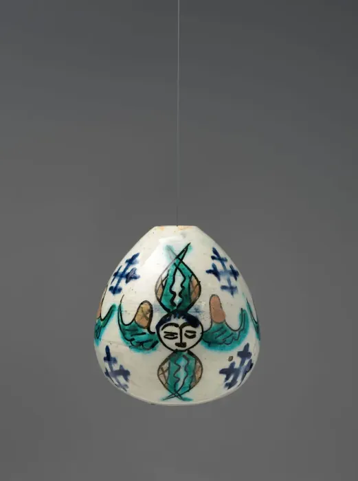 Framed Print : Egg-Shaped Ornament, Armenian, mid-18th century. Creator: Unknown Framed Print : Egg-Shaped Ornament, Armenian, mid-18th century. Creator: Unknown